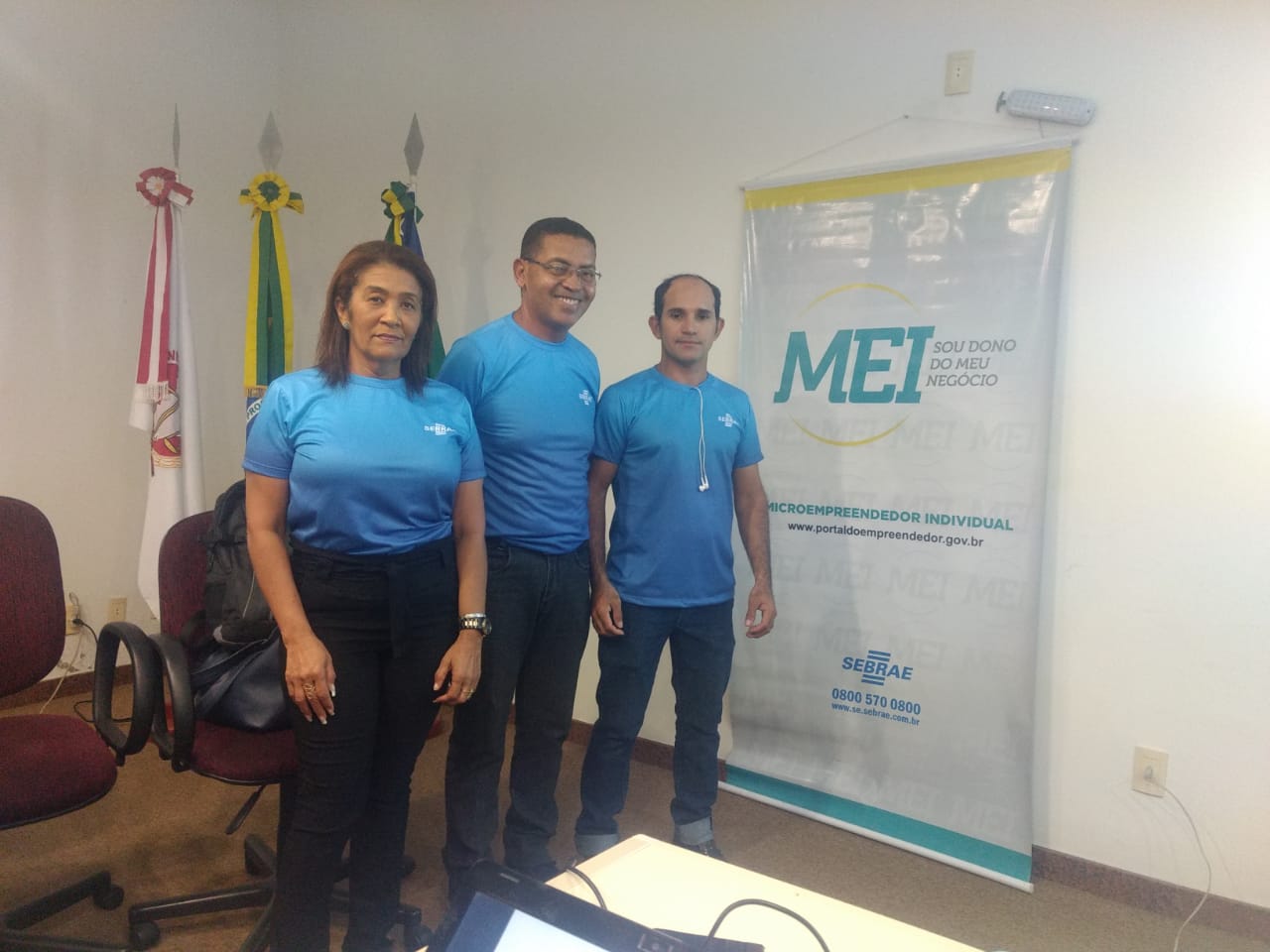 Rosa, Gero e Carlinhos (Agentes de Desenvolvimento)